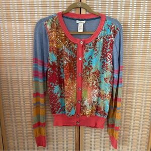 Sundance Cardigan Sweater Medium Linen Silk Size Small